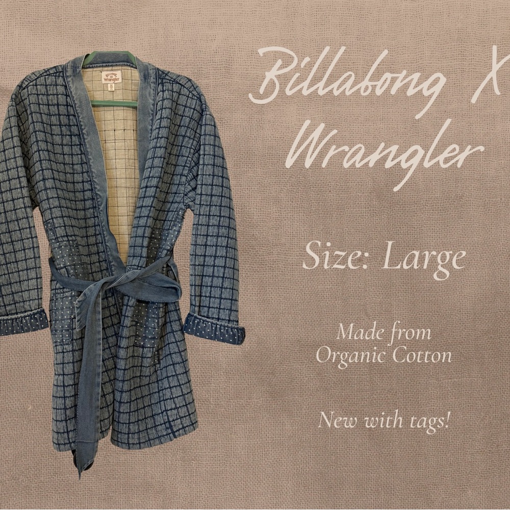 Billabong X Wrangler Denim Quilted Jacket